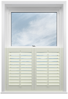 Bromley, Snow White - Cafe Style Plantation Shutter